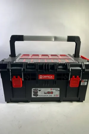 Dernier Modèle Qbrick System PRIME Toolbox 250 Expert avec organiseur empilable 535 x 327 x 277 mm 26l IP66 avec 10 séparateurs + 5 inlays