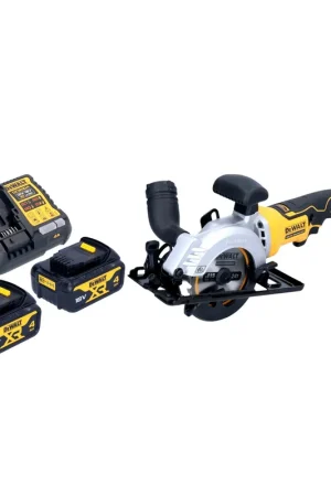 Produit De Marque DeWalt DCS 571 M2 Scie circulaire portative sans fil 18 V 115 mm Brushless + 2x batterie 4,0 Ah + chargeur