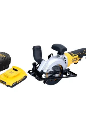DeWalt DCS 571 D1 Scie circulaire portative sans fil 18 V 115 mm Brushless + 1x batterie 2,0 Ah + chargeur Dernier Modèle