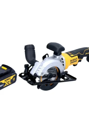 DeWalt DCS 571 N Scie circulaire à main sans fil 18 V 115 mm Brushless + 1x batterie 4,0 Ah - sans chargeur Remise