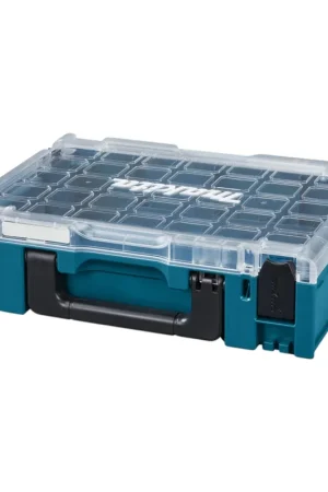 Makita MAKPAC 1 Organizer mallette pour petites pièces 395 x 295 x 110 mm ( 191X84-4 ) - sans inserts de boîtes Bon Marché