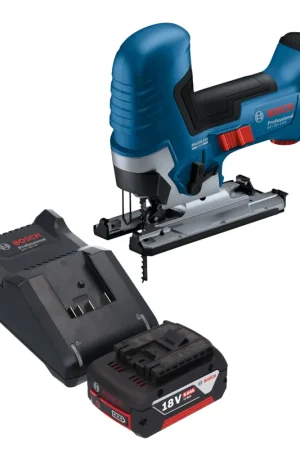 Commande En Gros Bosch GST 18V-125 S Professional Scie sauteuse sans fil 18 V 125 mm Brushless + 1x batterie 5,0 Ah + chargeur
