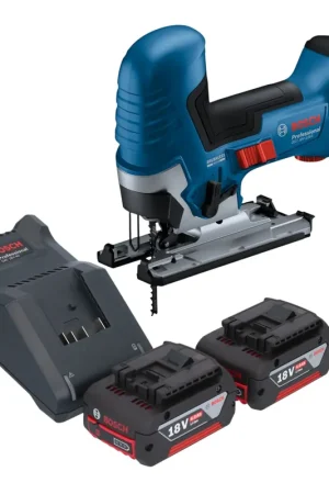 Commander Vite Bosch GST 18V-125 S Professional Scie sauteuse sans fil 18 V 125 mm Brushless + 2x batterie 4,0 Ah + chargeur