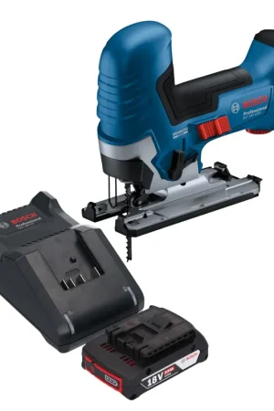 Commander Vite Bosch GST 18V-125 S Professional Scie sauteuse sans fil 18 V 125 mm Brushless + 1x batterie 2,0 Ah + chargeur
