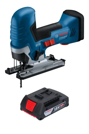 Must-Have Bosch GST 18V-125 S Professional Scie sauteuse sans fil 18 V 125 mm Brushless + 1x batterie 2,0 Ah - sans chargeur