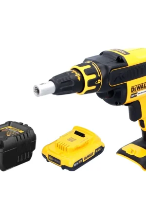 Soldes DeWalt DCF 620 D1 Visseuse pour cloisons sèches sans fil 18 V 30 Nm Brushless + 1x batterie 2,0 Ah + chargeur