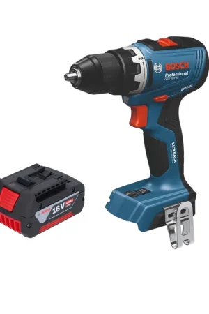 Produit De Marque Bosch GSB 18V-65 Professional Perceuse-visseuse à percussion sans fil 18 V 65 Nm Brushless + 1x batterie 4,0 Ah - sans chargeur