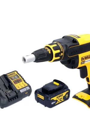 DeWalt DCF 620 M1 Visseuse pour cloisons sèches sans fil 18 V 30 Nm Brushless + 1x batterie 4,0 Ah + chargeur Offre Exclusive