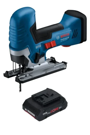 Bon Plan Bosch GST 18V-125 S Professional Scie sauteuse sans fil 18 V 125 mm Brushless + 1x batterie ProCORE 4,0 Ah - sans chargeur