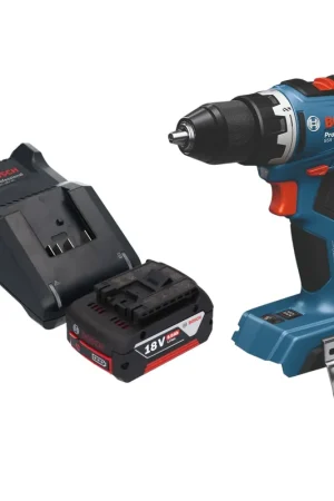 Acheter Direct Bosch GSB 18V-65 Professional Perceuse-visseuse à percussion sans fil 18 V 65 Nm Brushless + 1x batterie 5,0 Ah + chargeur