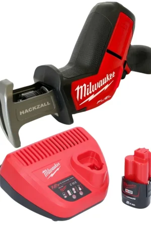 Milwaukee M12 CHZ-201 Scie sabre sans fil 12 V Brushless + 1x batterie 2,0 Ah + chargeur Prix Promo