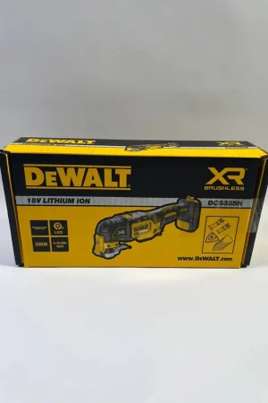 DeWalt DCS355N Outil oscillant multi-cutter sans fil 18V Brushless + Accessoires 29 pces. - sans batterie, sans chargeur Pas Cher