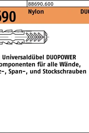FISCHER Tampon DUOPOWER D14xL70mm ( 8000239155 ) Prix Réduit