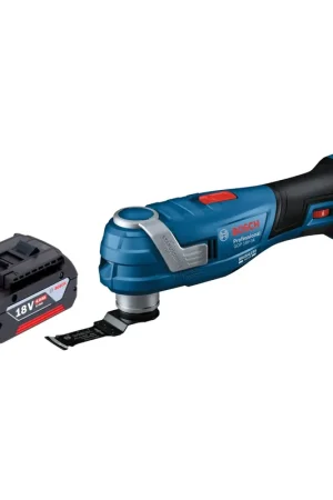 Bosch GOP 18V-34 Professional Cutter multifonctions sans fil 18 V Starlock Plus + 1x batterie 4,0 Ah - sans chargeur Offre Limitée