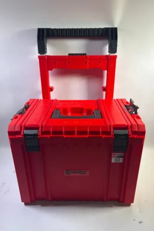 Prix Choc Qbrick System PRO Cart 2.0 Plus RED ULTRA HD empilable 490 x 415 x 660 mm 29 l IP54 poignée télescopique double amovible