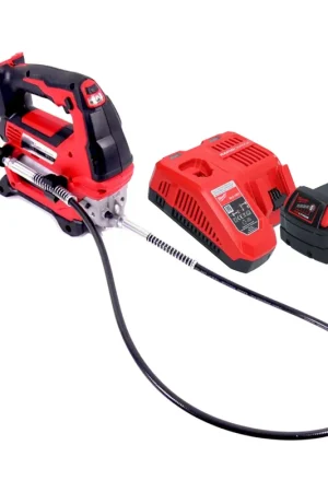 Pompe à graisse sans fil Milwaukee M18 GG-501 18 V 690 bar + 1x batterie 5,0 Ah + chargeur Seulement Aujourd'hui
