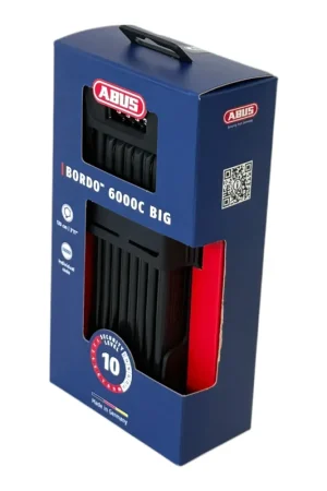 ABUS Bordo Combo 6000C/120 Antivol pliable longueur 120 cm avec support Retour Gratuit