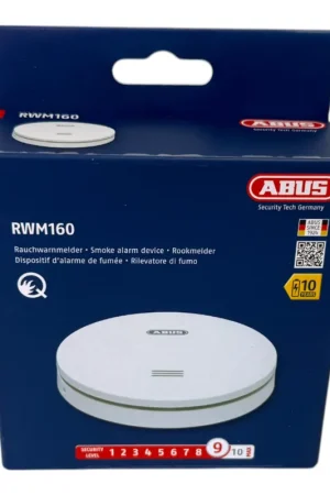 ABUS RWM 160 Détecteur de fumée hauteur 2,3 cm Détecteur de danger blanc Affaire À Saisir