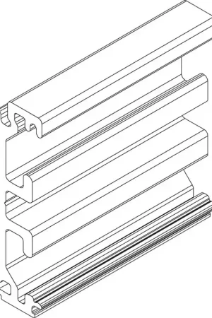 Offre Du Jour Profilé de compensation de huisserie GEZE pour montage mural en aluminium EV1 ( 3000255377 )