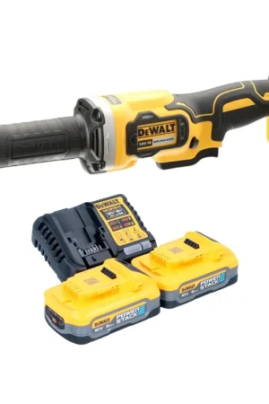 Meuleuse droite sans fil DeWalt DCG 426 H2 18 V Brushless + 2 batteries Powerstack 5,0 Ah + chargeur Remise