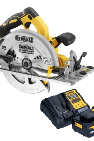 DeWalt DCS 572 M1 Scie circulaire portative sans fil 18 V 184 mm Brushless + 1x batterie 4,0 Ah + chargeur Offre Exclusive