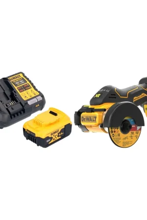 Vente Flash DeWalt DCS 438 P1 Scie multifonction sans fil 18 V 76 mm Brushless + 1 batterie 5,0 Ah + chargeur