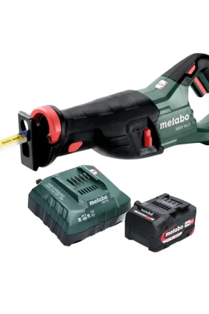 Scie sabre sans fil Metabo SSEP 18 LT 18 V 32 mm + 1 batterie 4,0 Ah + chargeur Vente Directe