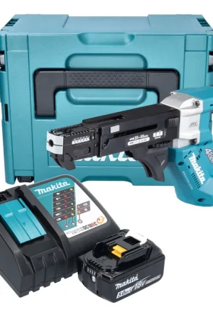 Populaire Visseuse sans fil Makita DFR 552 RT1J 18 V 25 - 55 mm Brushless + 1 batterie 5,0 Ah + chargeur + Makpac