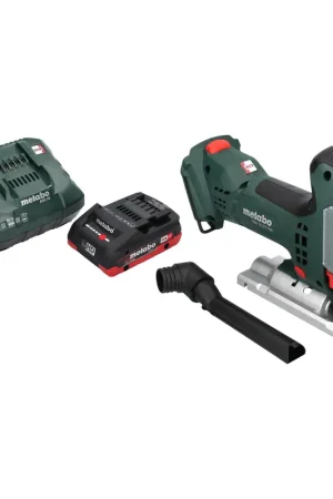 Jusqu'à Épuisement Des Stocks Scie sauteuse sans fil Metabo STA 18 LTX 100 18 V 100 mm Brushless + 1 batterie LiHD 4,0 Ah + chargeur