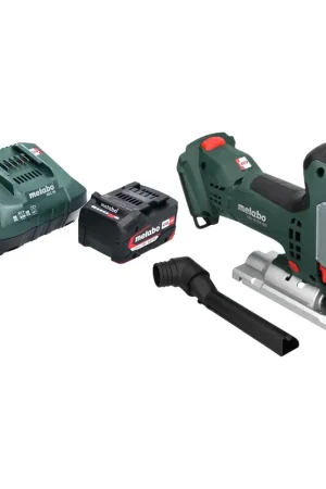 Pas Cher Scie sauteuse sans fil Metabo STA 18 LTX 100 18 V 100 mm Brushless + 1 batterie 4,0 Ah + chargeur