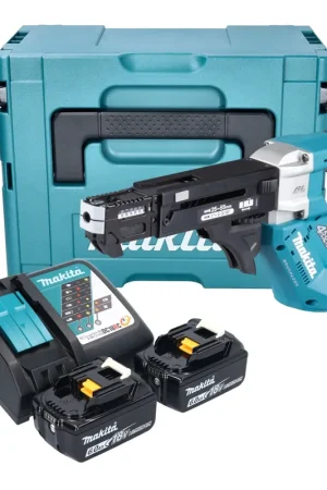 Visseuse sans fil Makita DFR 552 RGJ 18 V 25 - 55 mm Brushless + 2 batteries 6,0 Ah + chargeur + Makpac Petit Prix