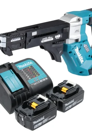 Visseuse sans fil Makita DFR 552 ST 18 V 25 - 55 mm Brushless + 2 batteries 5,0 Ah + chargeur Nouveauté