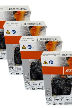 Marque Stihl 4x 3/8" Rapid Super (RS) chaîne de scie 63 cm 3/8" 1,6 mm 4 pièces ( 4x 36210000084 )