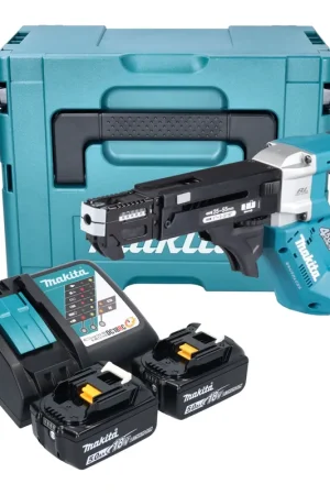 Visseuse sans fil Makita DFR 552 RTJ 18 V 25 - 55 mm Brushless + 2 batteries 5,0 Ah + chargeur + Makpac Acheter En Ligne