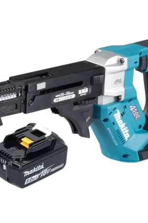 Visseuse sans fil Makita DFR 552 T1 18 V 25 - 55 mm Brushless + 1 batterie 5,0 Ah - sans chargeur Super Prix