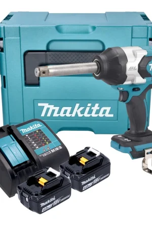 Visseuse à chocs sans fil Makita DTW 1005 SMJ 18 V 1360 Nm 3/4" Brushless + 2 batteries 4,0 Ah + chargeur + Makpac Bon Marché