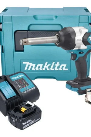 Achat Immédiat Clé à chocs sans fil Makita DTW 1005 SG1J 18 V 1360 Nm 3/4" Brushless + 1x batterie 6,0 Ah + chargeur + Makpac