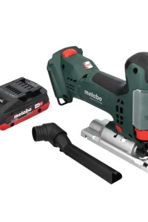 Scie sauteuse sans fil Metabo STA 18 LTX 100 18 V 100 mm Brushless + 1 batterie LiHD 4,0 Ah - sans chargeur Nouvelle Collection