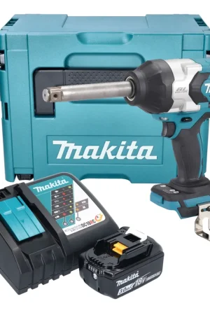 Usine Directe Clé à chocs sans fil Makita DTW 1005 RF1J 18 V 1360 Nm 3/4" Brushless + 1 batterie 3,0 Ah + chargeur + Makpac