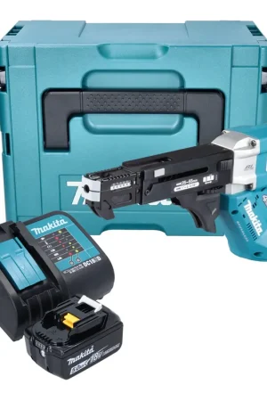 Visseuse sans fil Makita DFR 552 ST1J 18 V 25 - 55 mm Brushless + 1 batterie 5,0 Ah + chargeur + Makpac Acheter Direct