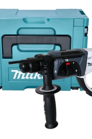 Marteau perforateur sans fil Makita DHR 202 ZJW 18 V 20 mm 2,0 J blanc + Makpac - sans batterie, sans chargeur Offre Limitée