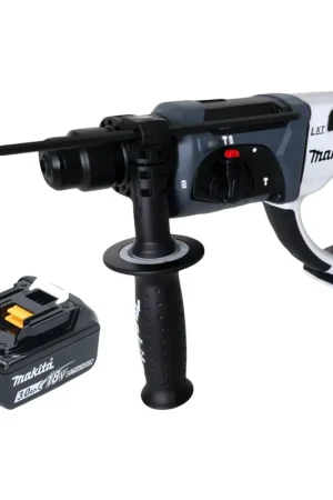Prix Bas Marteau perforateur sans fil Makita DHR 202 F1W 18 V 20 mm 2,0 J blanc + 1 batterie 3,0 Ah - sans chargeur