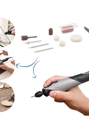 Outil multifonction Dremel Stylo+ 2050-15 9 watts ( F0132050JM ) + kit d'accessoires 15 pièces Pas Cher