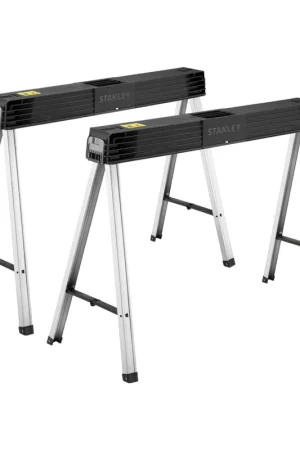 Stanley 1-97-475 Tréteau de travail Tréteau à scier 2 pièces Top Vente