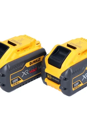 Prix Promo DeWalt DCB548 Batterie XR FLEXVOLT 12 Ah / 12000 mAh Li-Ion 18 V / 54 V max. - avec indicateur de charge - 2 pcs