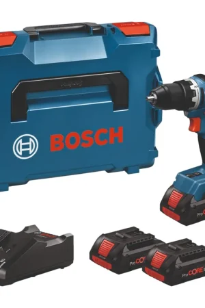 Affaire À Saisir Perceuse-visseuse sans fil Bosch GSR 18V-65 Professional 18 V 63 Nm (06019N3208) Brushless + 3 batteries ProCORE 4,0 Ah + chargeur + L-Boxx