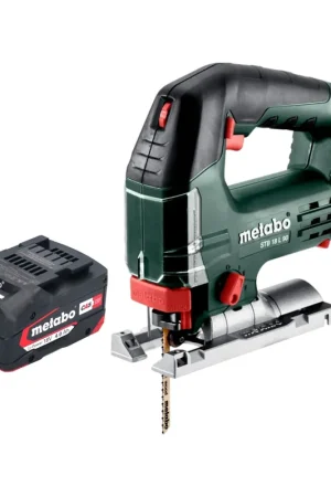Nouvelle Collection Metabo STB 18 L 90 Scie sauteuse sans fil 18 V 90 mm + 1x batterie 4,0 Ah - sans chargeur