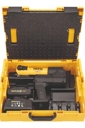 Seulement Aujourd'hui Rems E 22V ACC Basic-Pack Akku Radialpresse 22 V 32 kN ( 576017 R220 ) + 1x Akku 2,5 Ah + Ladegerät + L-Boxx