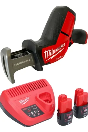 Milwaukee M12 CHZ-302 Akku Säbelsäge 12 V Brushless + 2x Akku 3,0 Ah + Ladegerät Petit Prix
