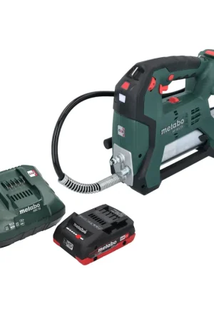 Pas Cher Pompe à graisse sans fil Metabo FP 18 LTX 18 V 690 bar + 1 batterie 4,0 Ah + chargeur